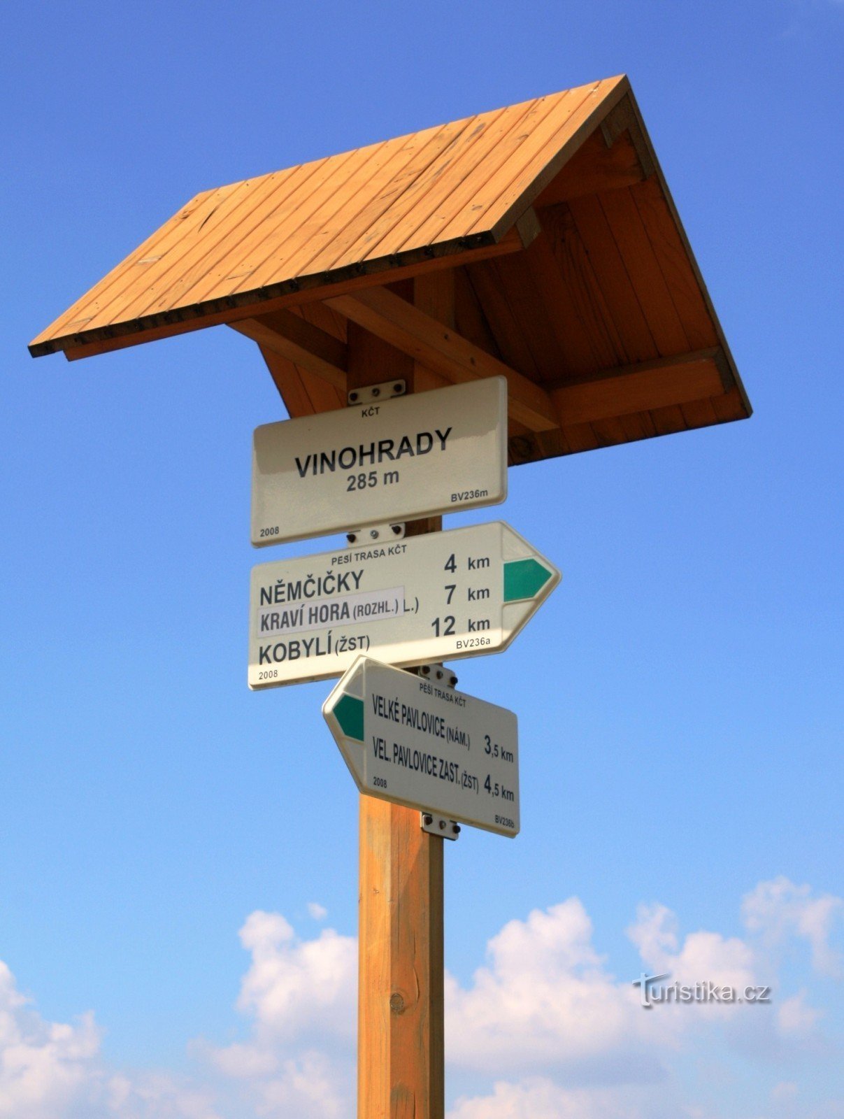 Turistické rozcestí Vinohrady