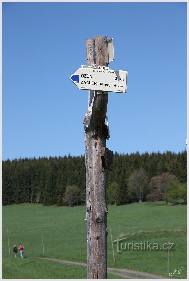 Turistično križišče Vízov, koča Hubertus