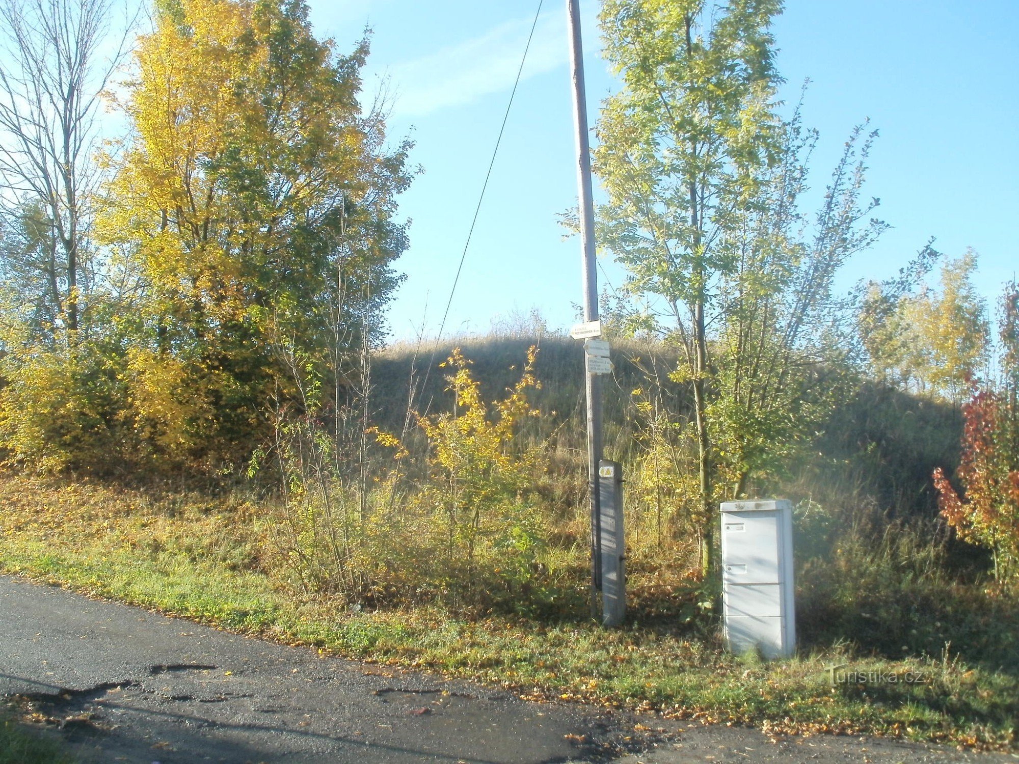 toeristisch kruispunt Vlkov pod Oškobrhem