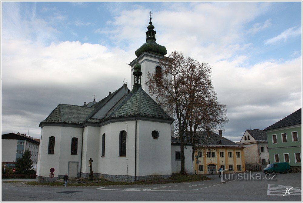 Touristenkreuzung Volary - Platz