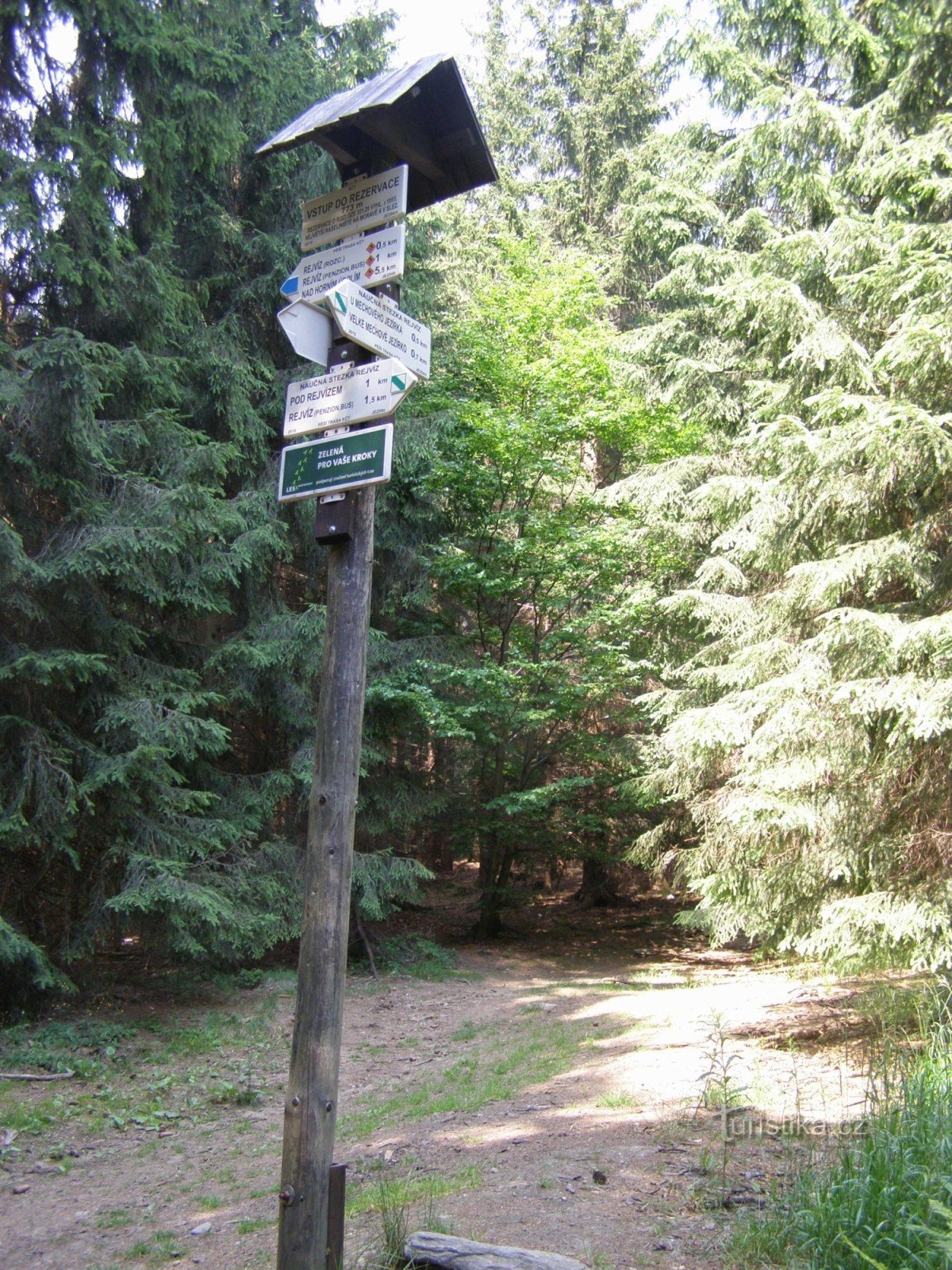 carrefour touristique - Entrée de la réserve