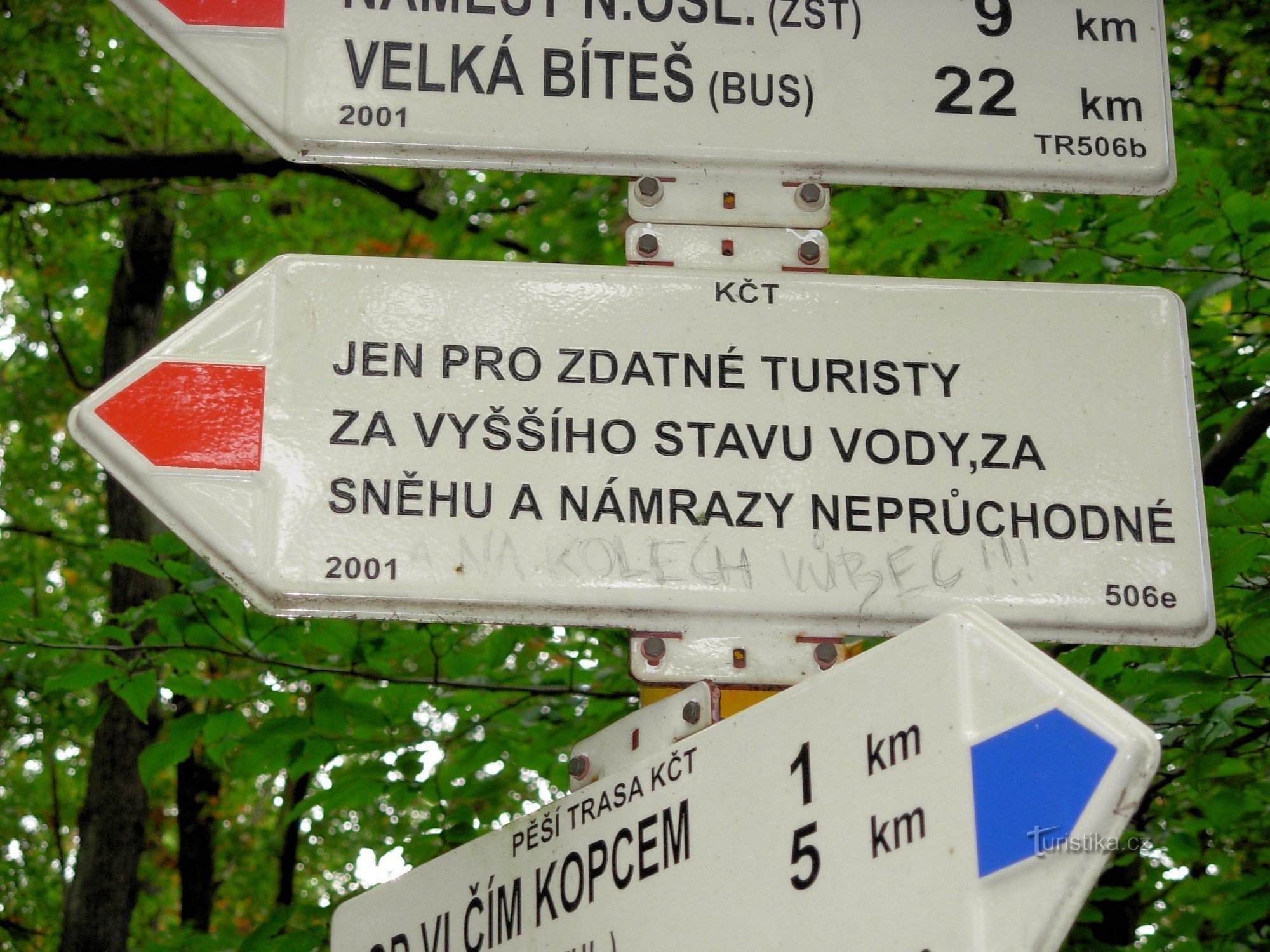 A tourist-demanding route