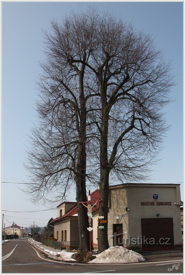 Toeristische wegwijzer Čertovina - Horní Rybníky