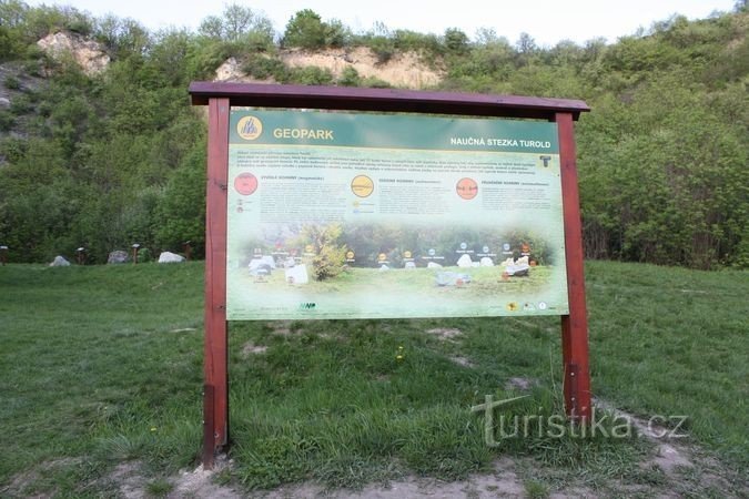 Turold - Geopark - uvodni panel