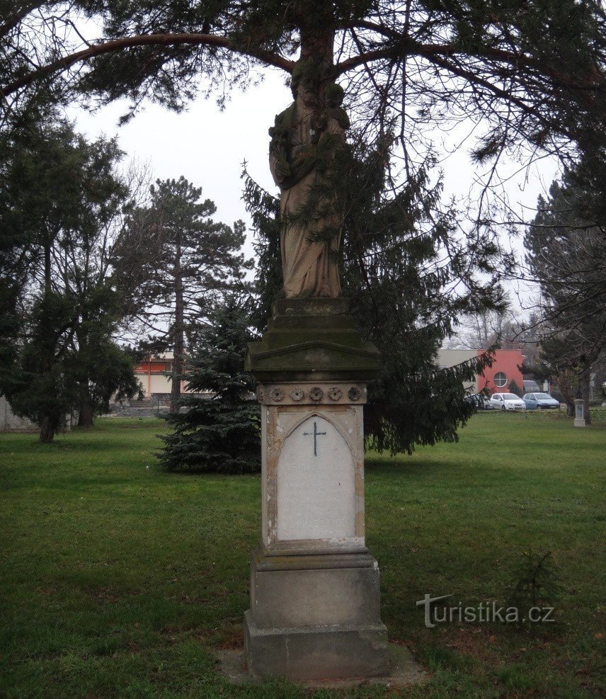 Fortress monument by the church