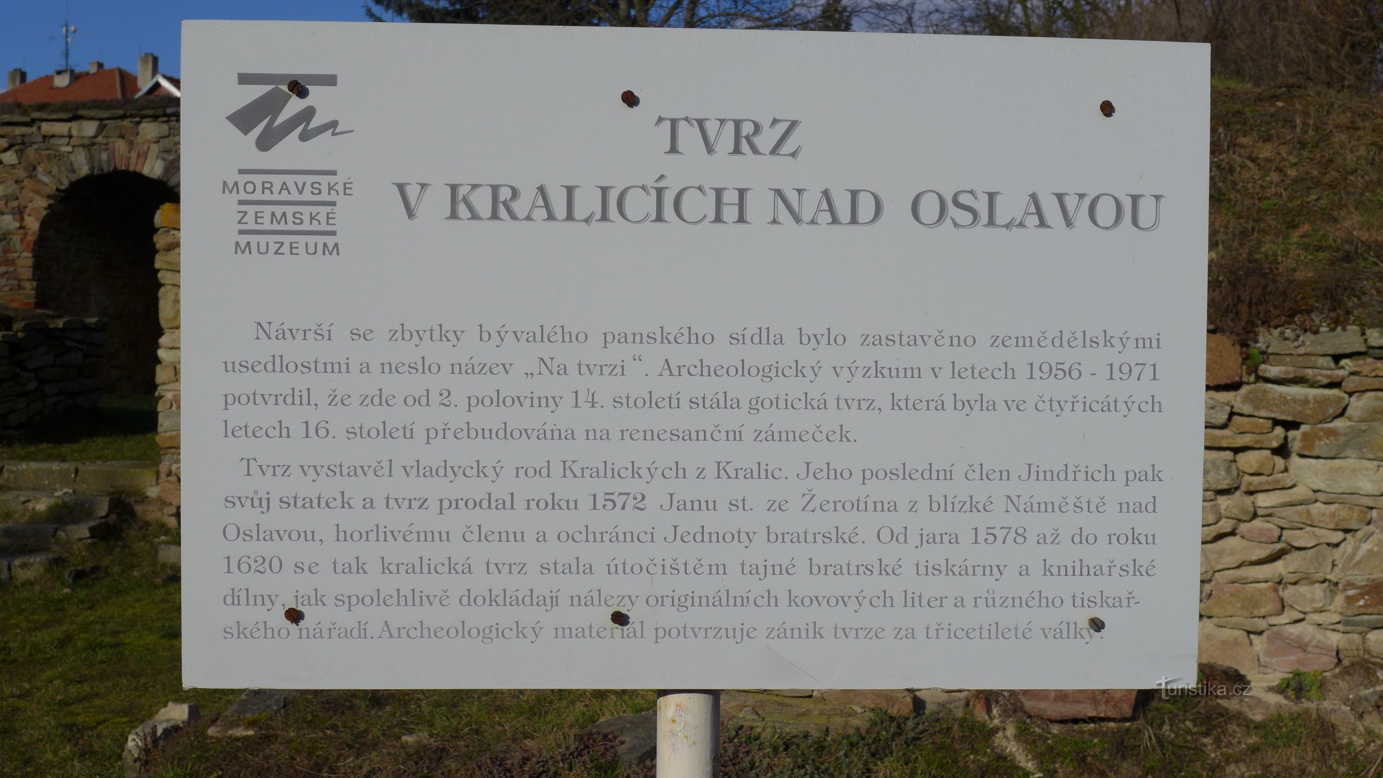 Fortaleza em Kralice nad Oslavou