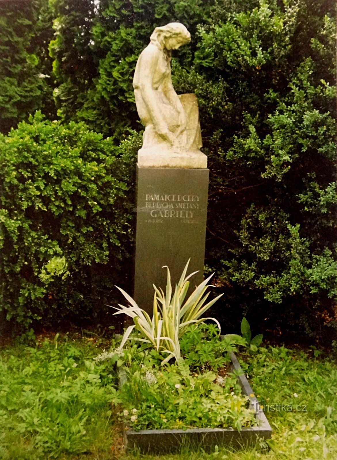 Týn nad Bečvou monument to Gabriela Smetanová