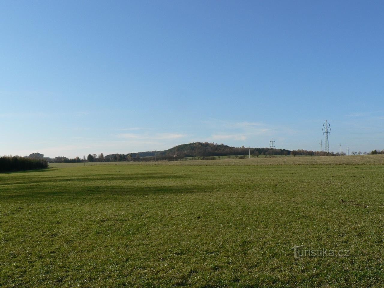 Týnec, vista de Plešovec