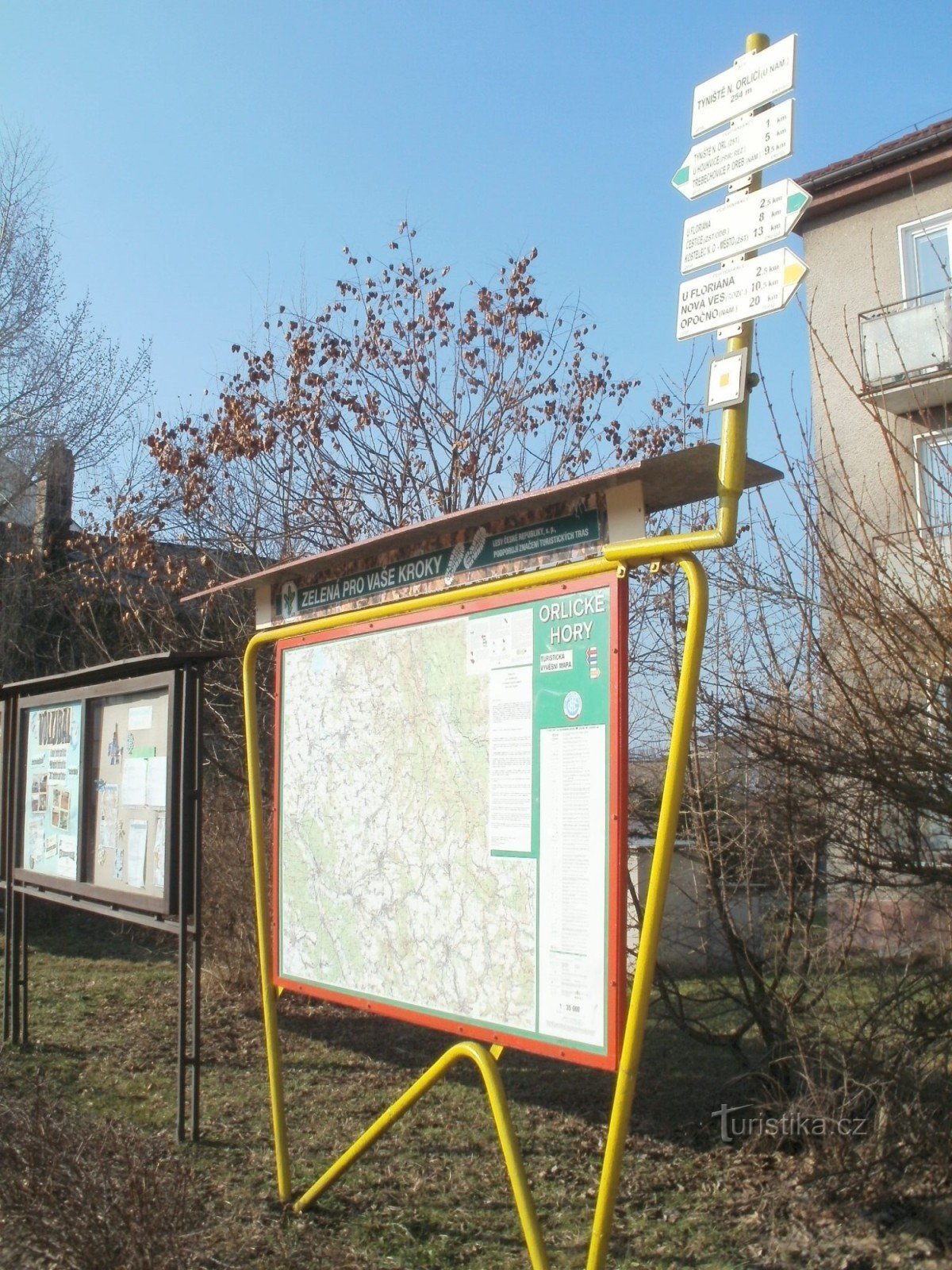 Týniště nad Orlicí - головний туристичний вказівник