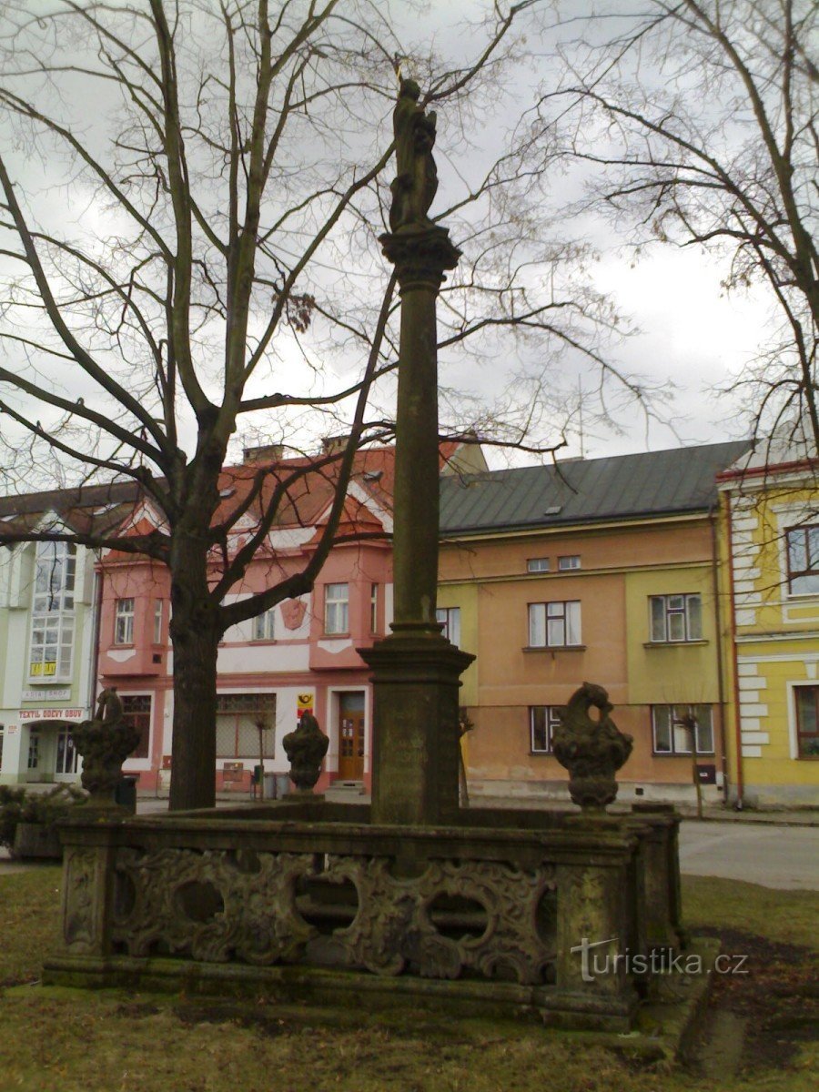 Týniště nad Orlicí - Columna mariana