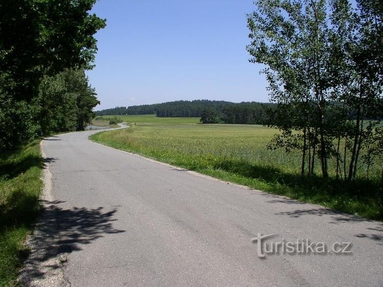 Eine typische Landschaft im tschechischen Kanada