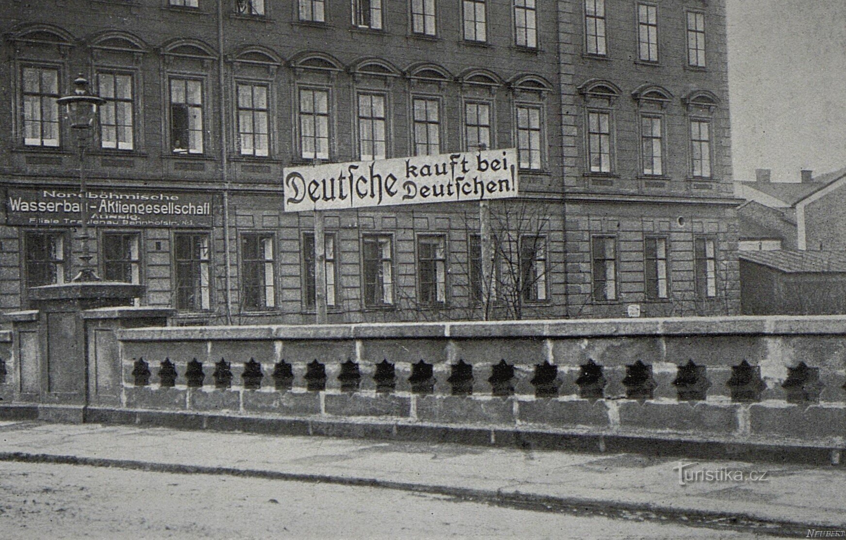 Tyypillinen esimerkki tšekkiläis-saksalaisesta kateudesta vuodelta 1914