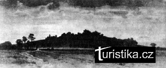 Tyrs Hügel in einem türkischen Feld.