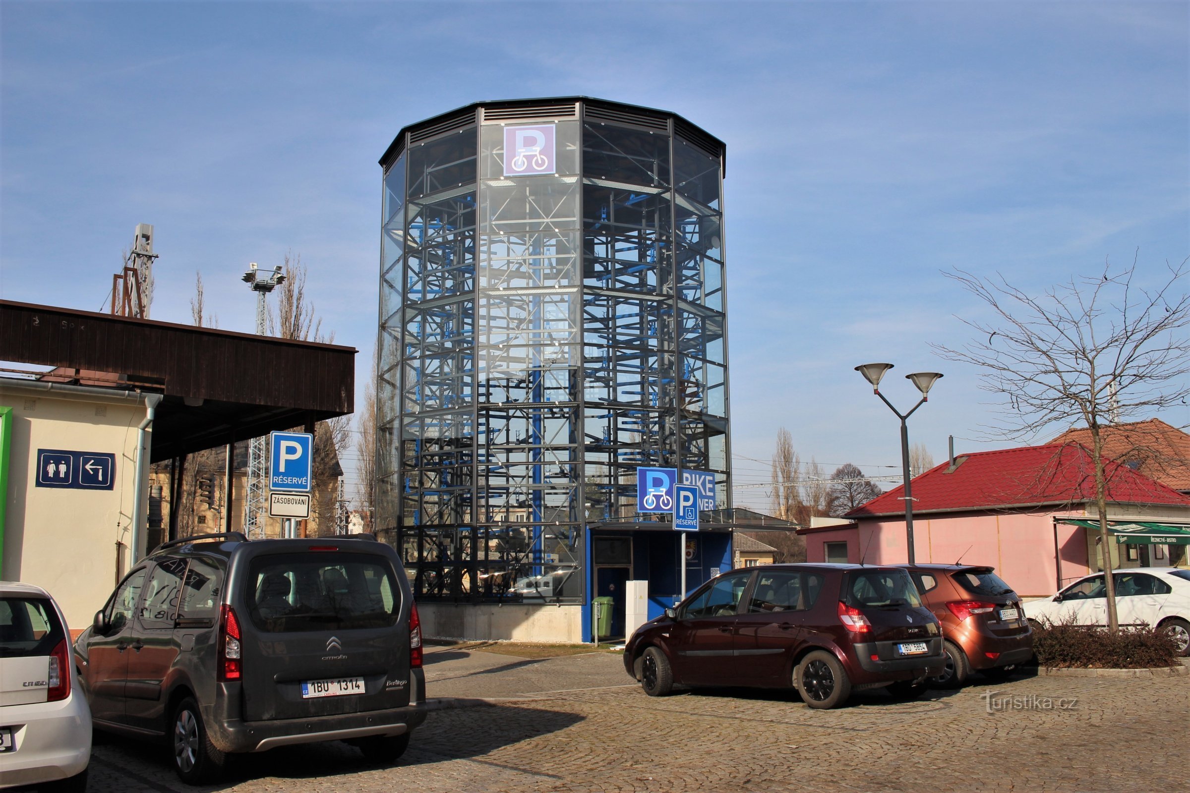 Na estação ferroviária de Hodonín