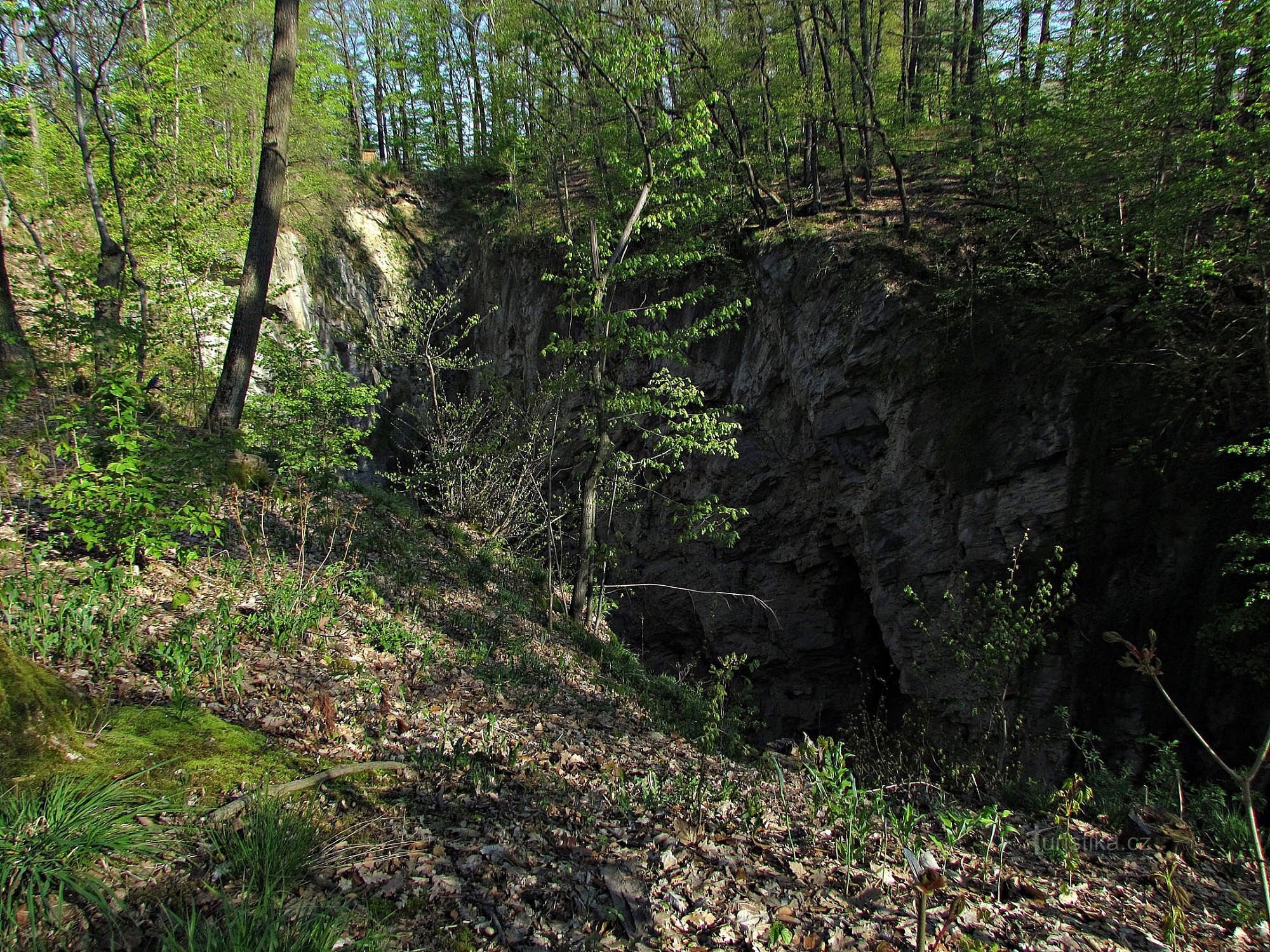 in der Nähe von Hranická Propasti