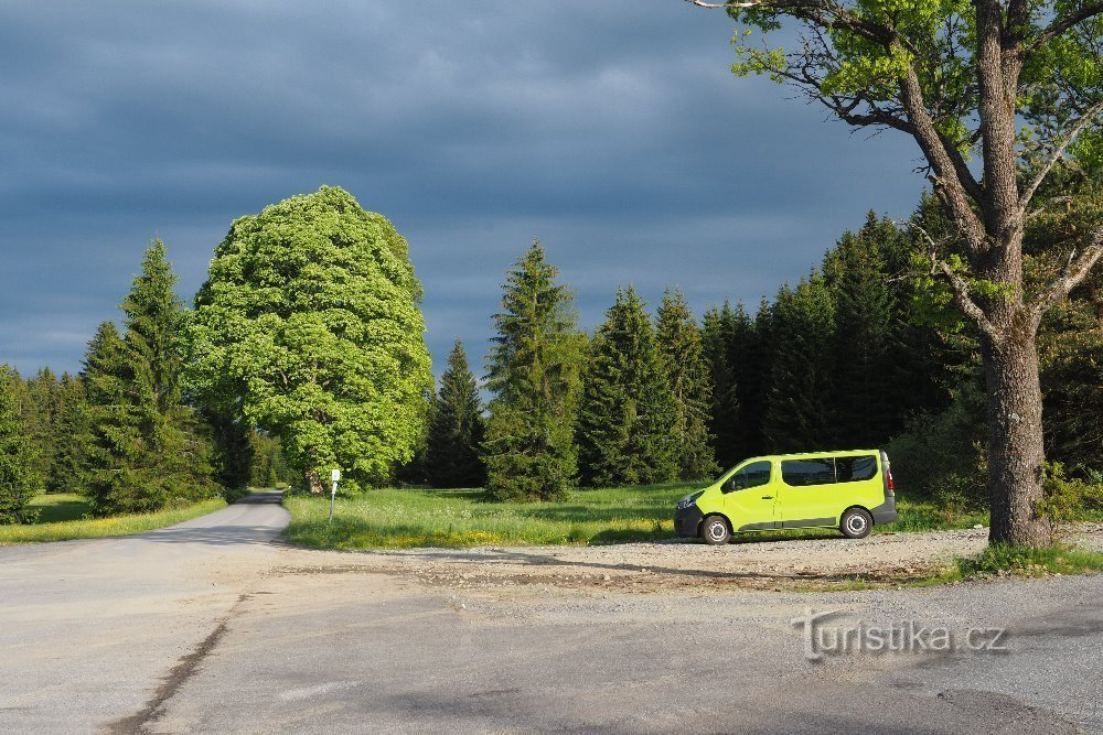 No reservatório de Jiřická