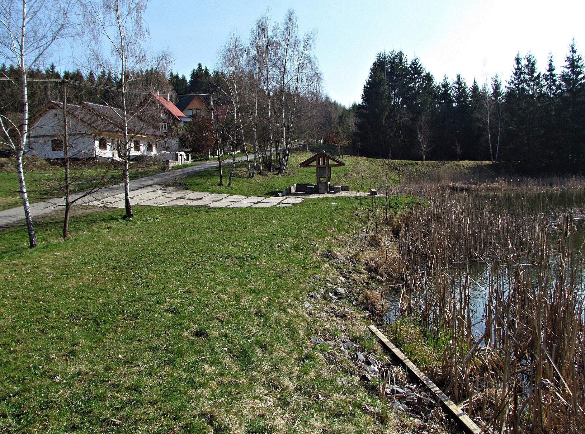 At the Kateřinický pond