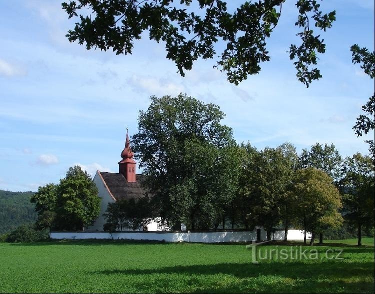 Bij de Moeder Gods, zicht vanuit het zuiden