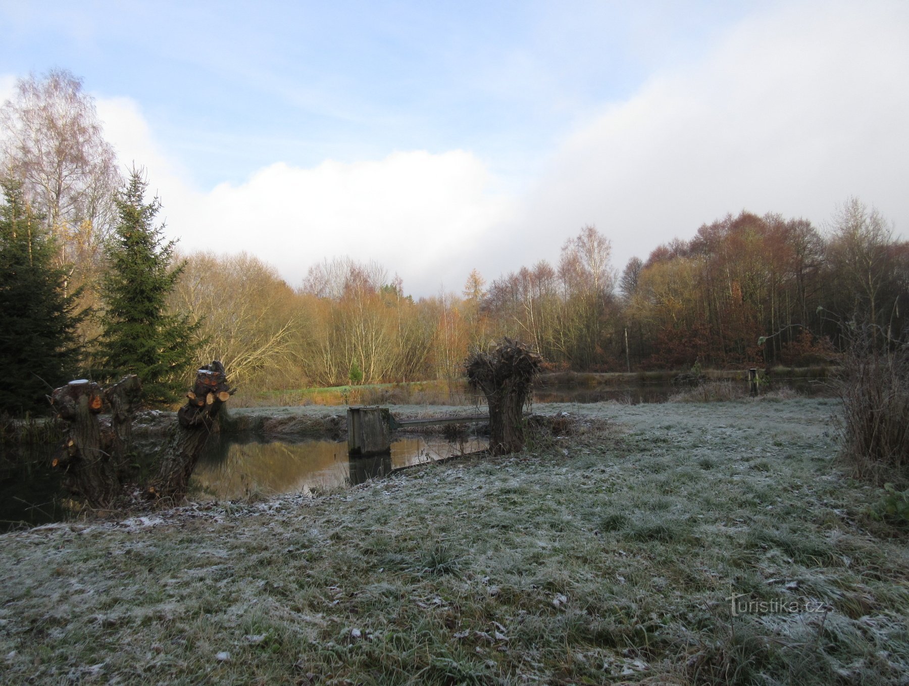 Near the village of Brtná