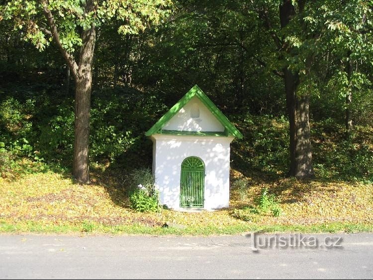 por la carretera de Kozlovice a Hukvaldy en el área de reserva