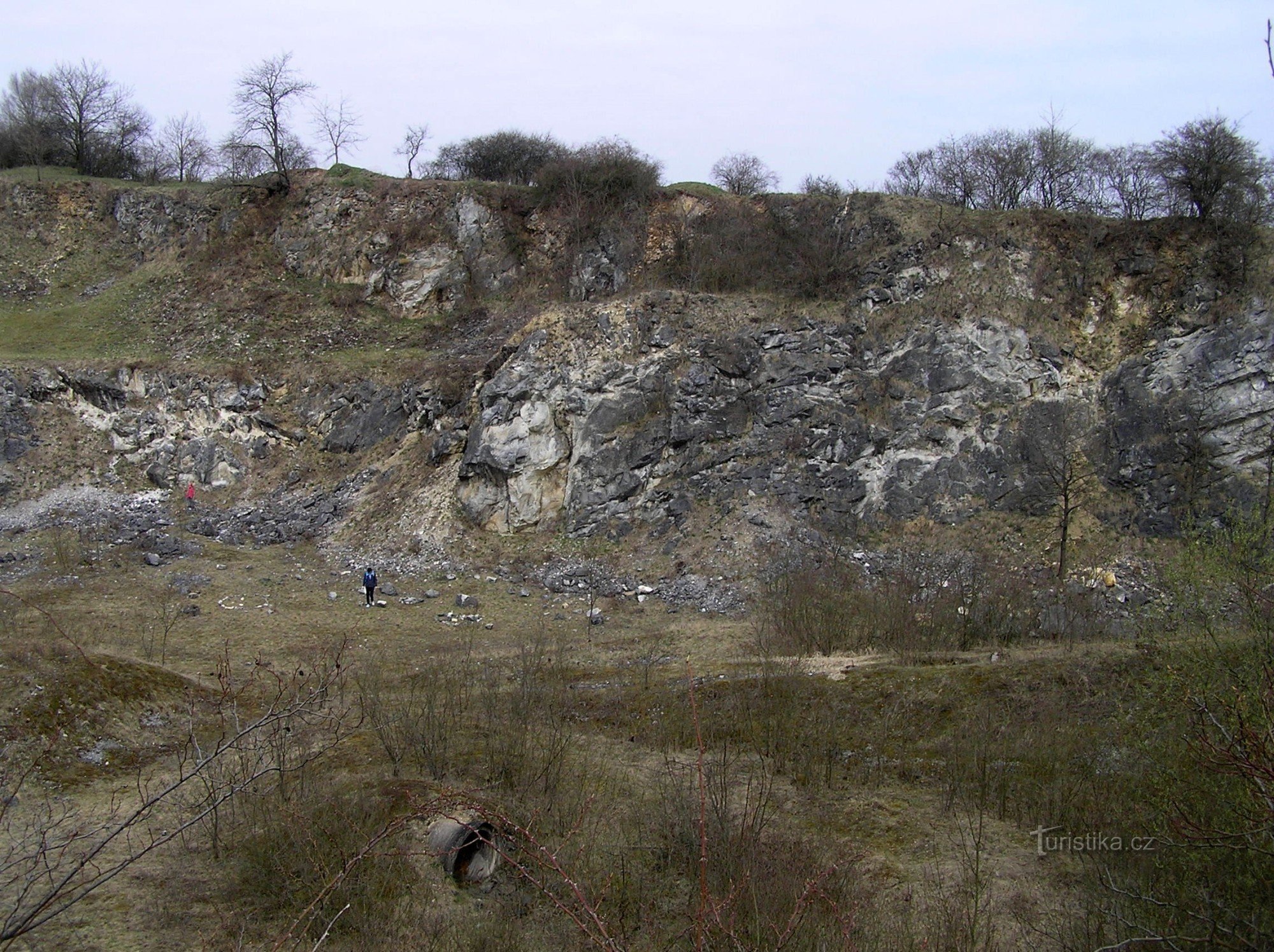 U Strejčkova lomu - tidligere stenbrud (april 2011)