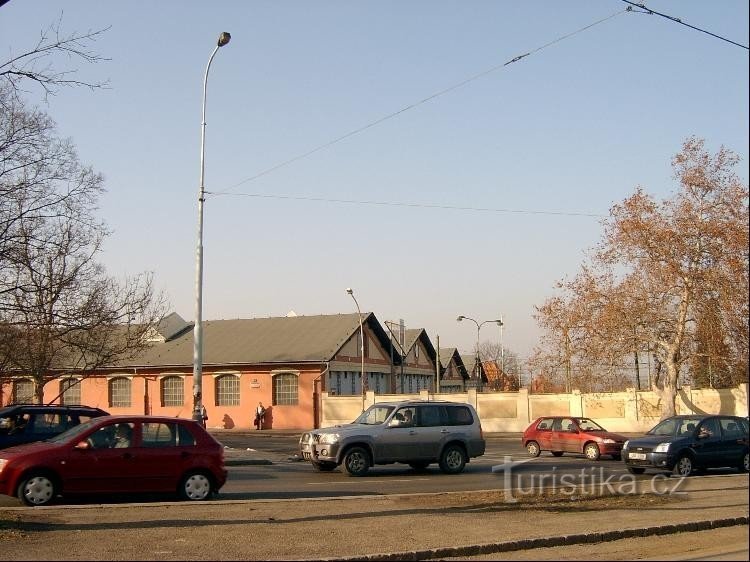 Na estação ferroviária de Střešovice