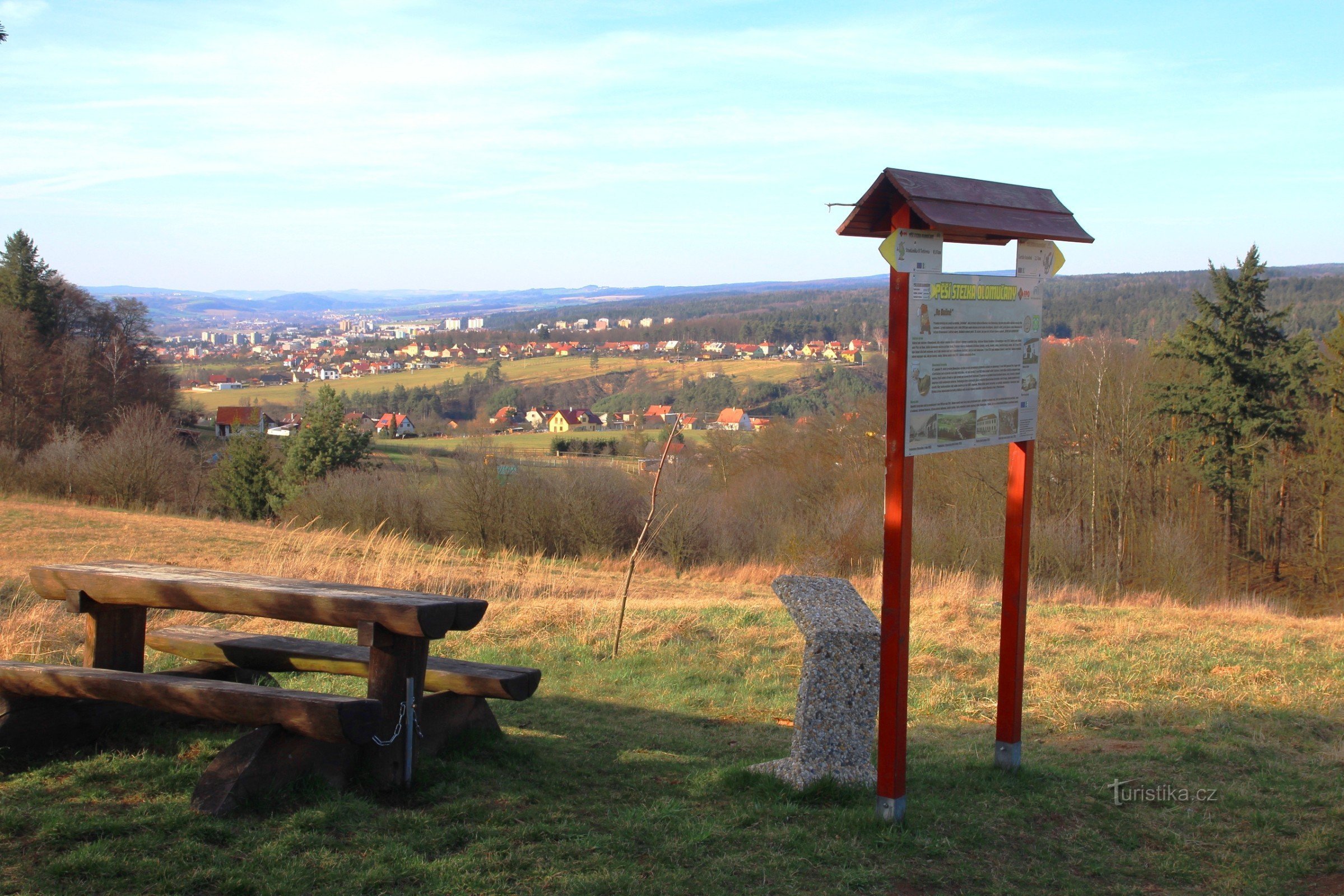 At the Na Bačina lookout