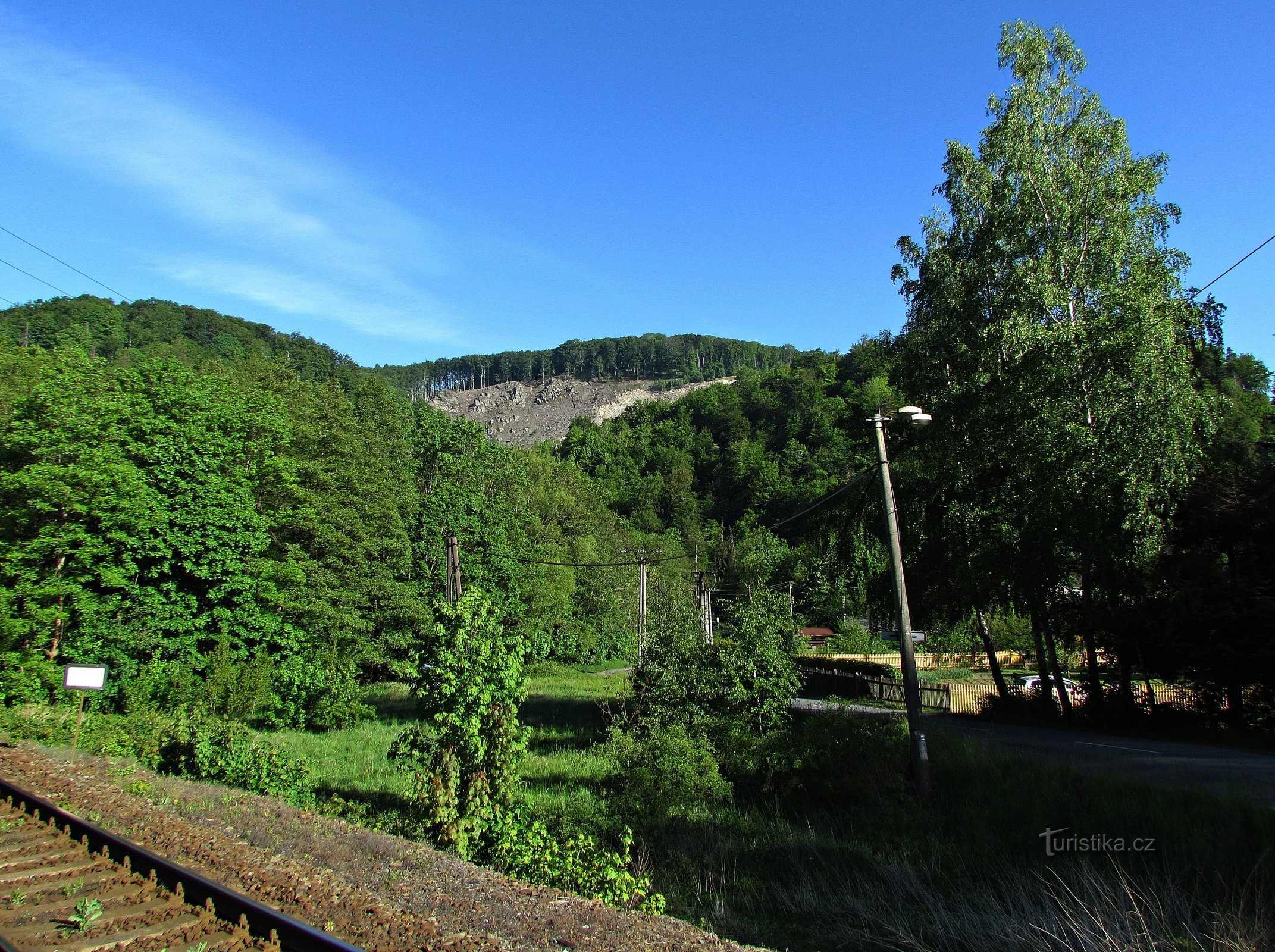 am Bahnhof Hrubá Voda