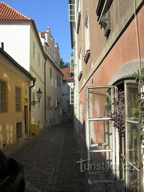 Near the Golden Well, view from the house of the same name