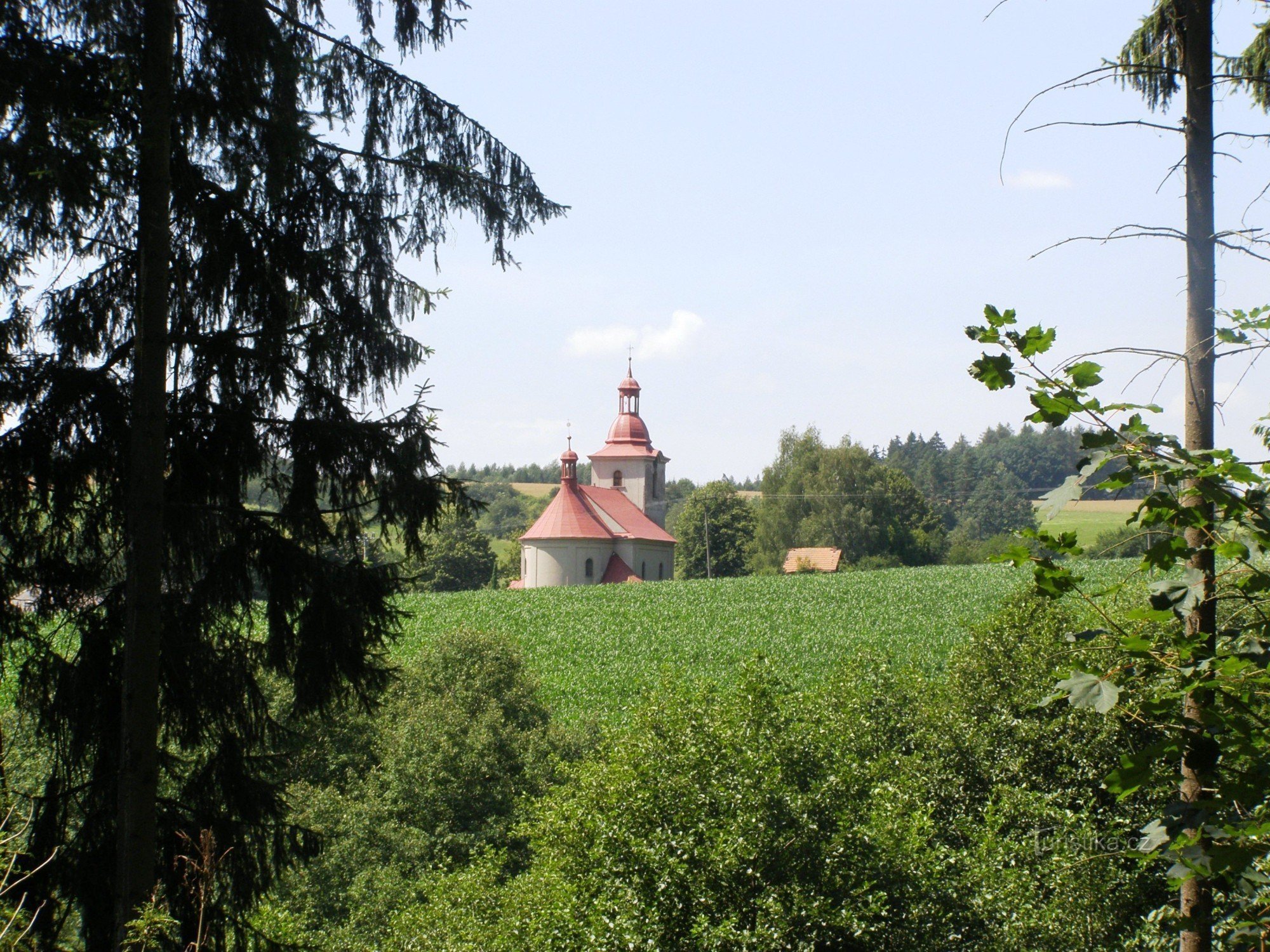 Úbislavice - Chiesa della Natività della Vergine Maria