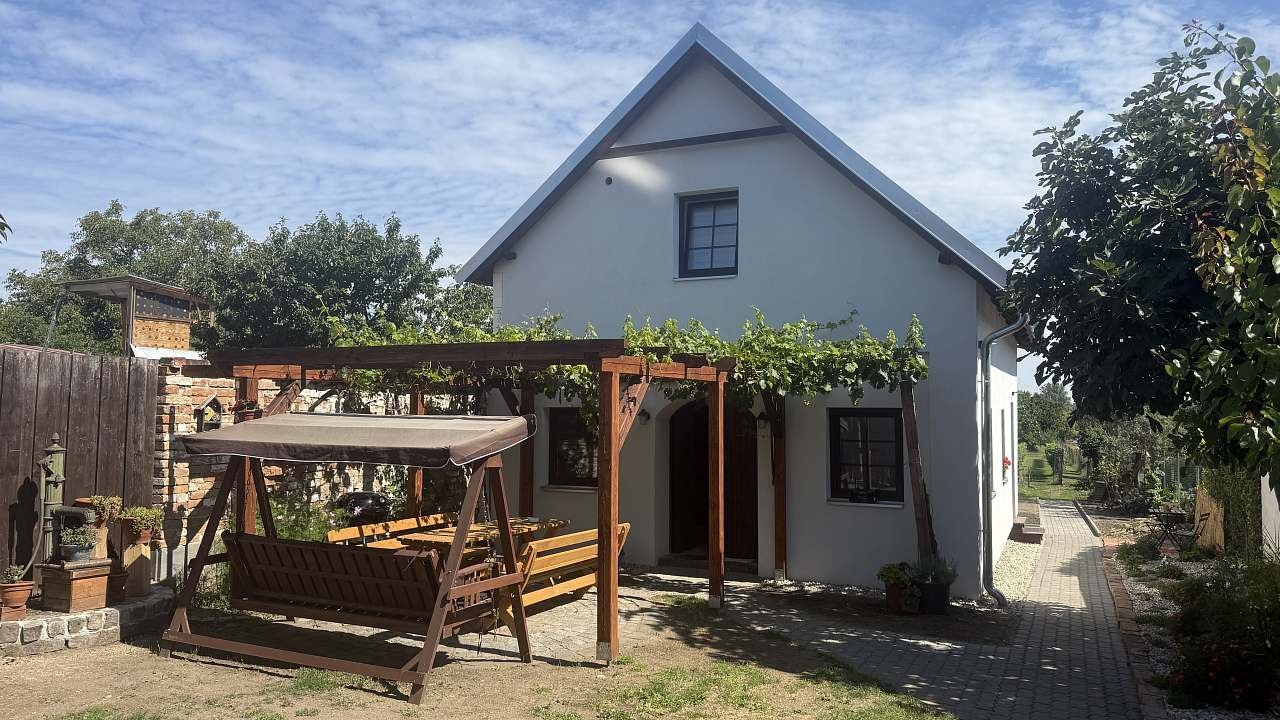 Ubytování u Kocábů s vinným sklípkem, venkovní posezení