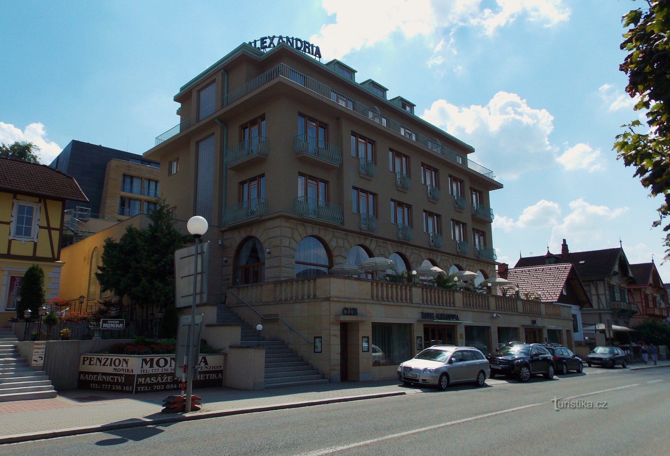 Indkvartering på hotellet Alexandria - Luhačovice