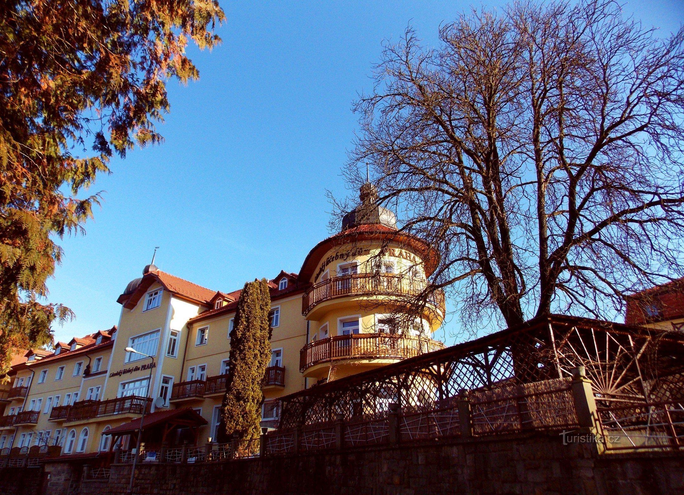 Accommodatie in het spa- en behandelhuis van Praag in Luhačovice