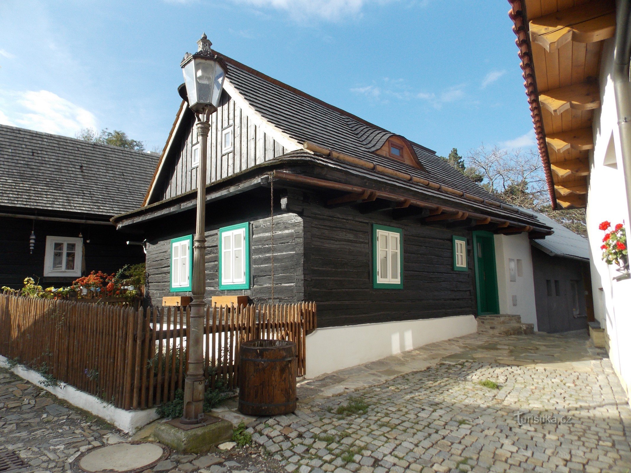 Hébergement dans des cabanes en rondins à Štramberk