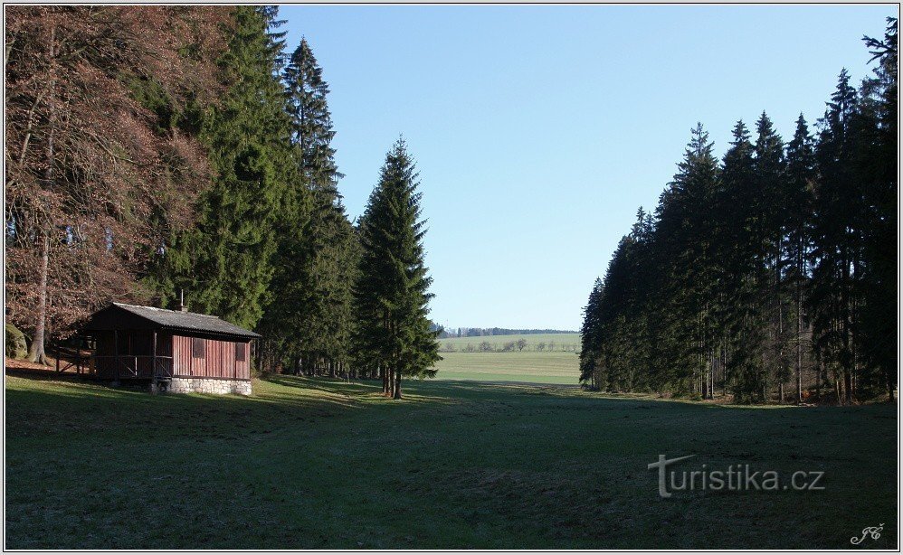 Valle de Klučanky - en el poste indicador