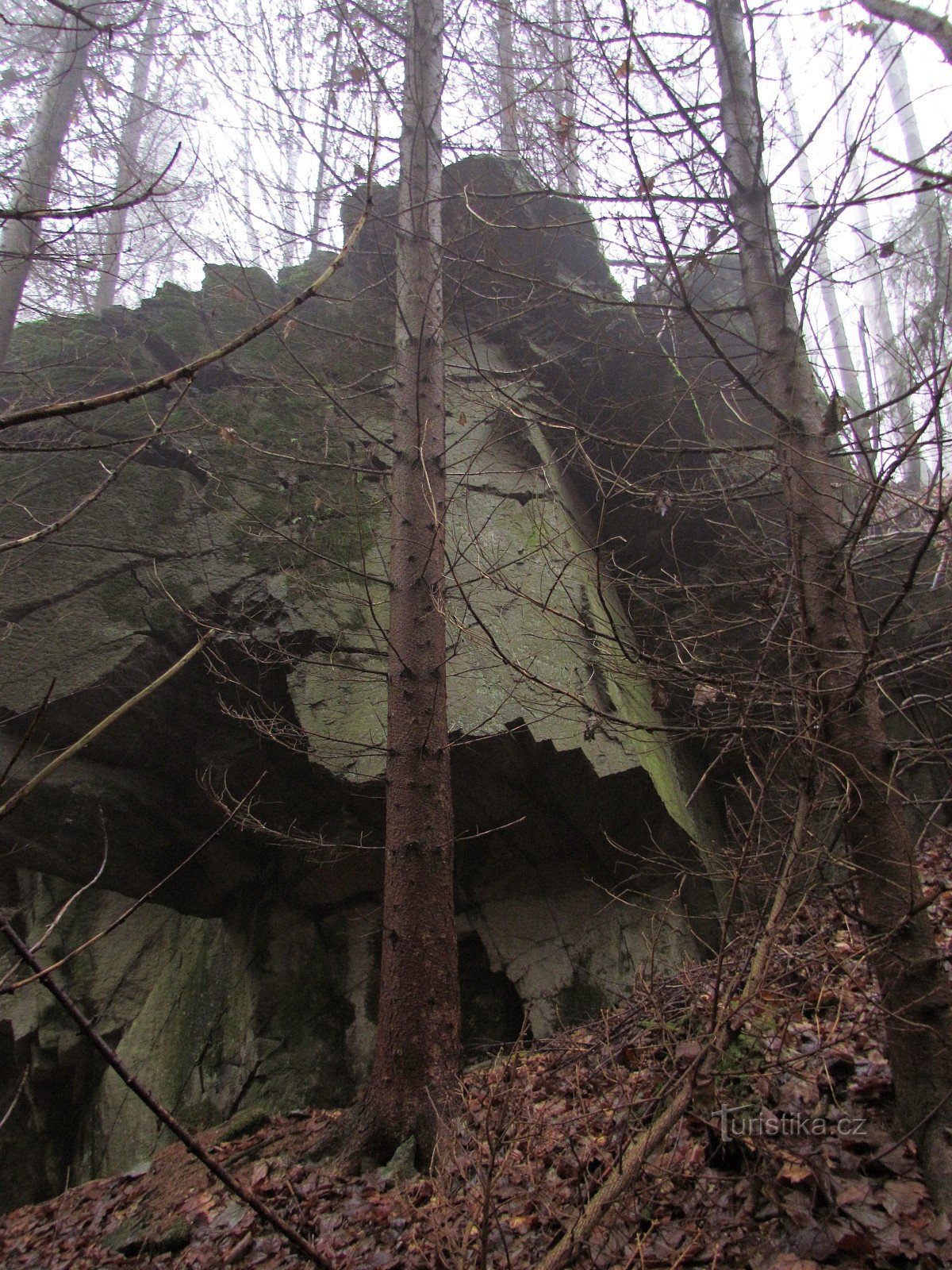 Oskavy nad Bedřichov völgy - sziklák