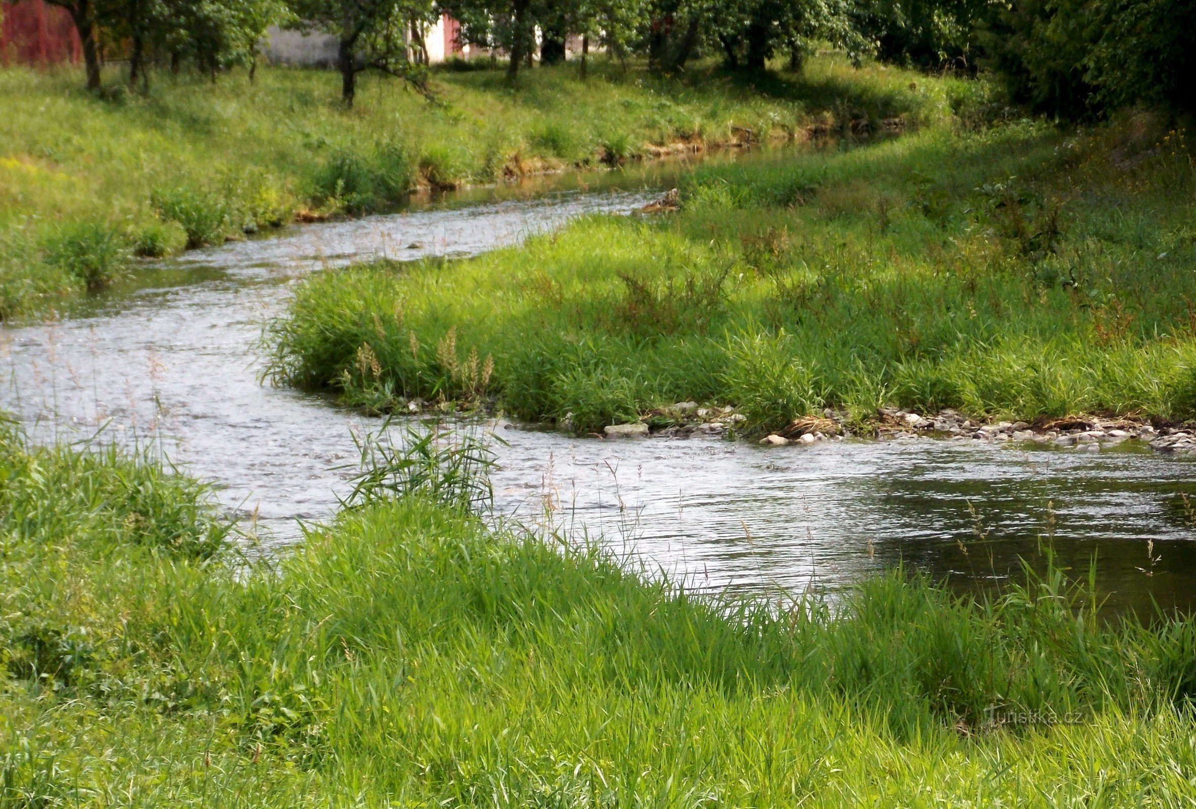 Brumovka-floddalen i Brumov - Bylnice