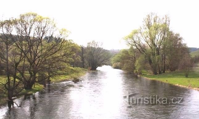 Jihlava-floddalen under Biskoupkami