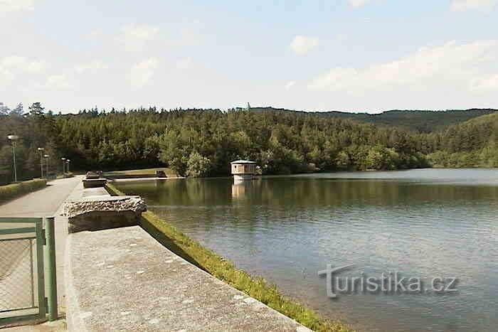 Koryčany-dalens reservoir