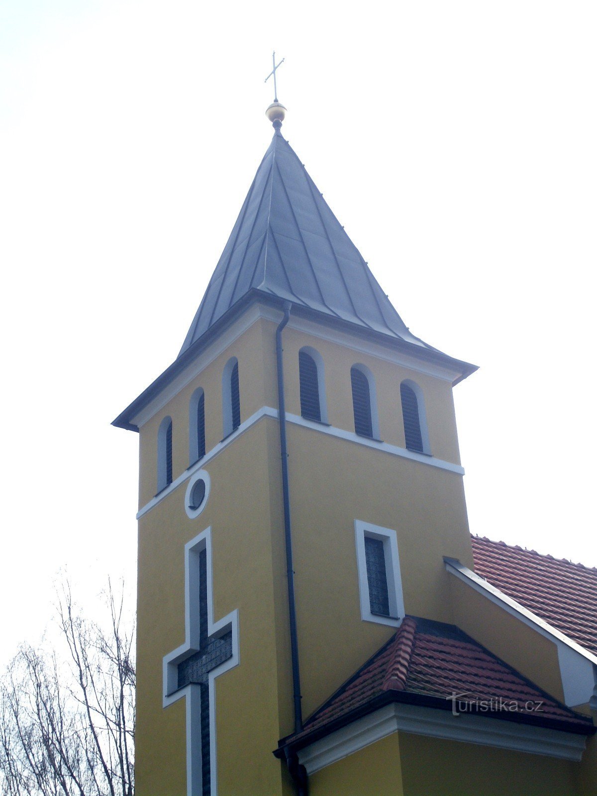 Uherské Hradiště - igreja de St. Nossa Senhora do Rosário em Jarošov