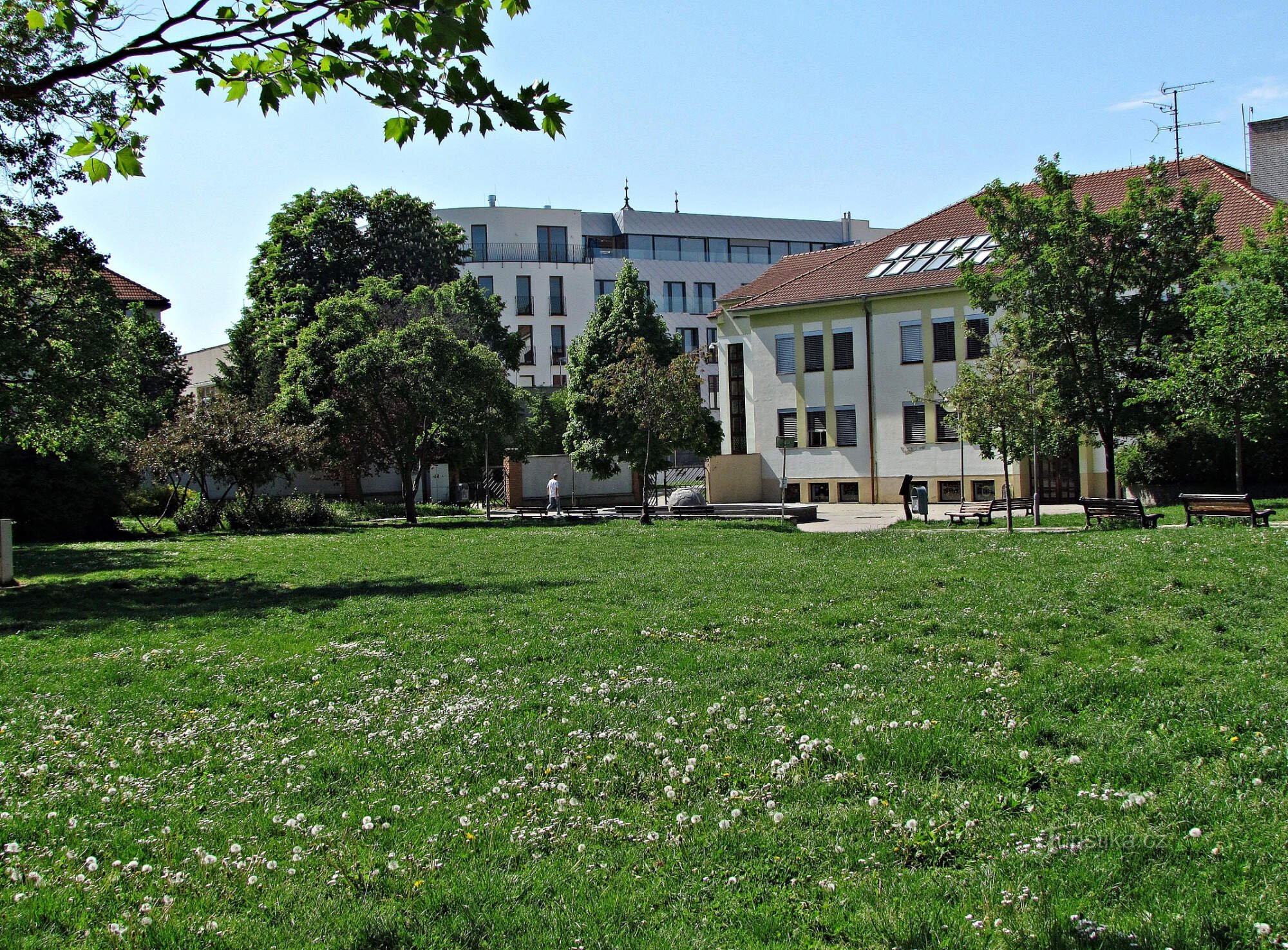 Uherské Hradiště - công viên thành phố Bastion