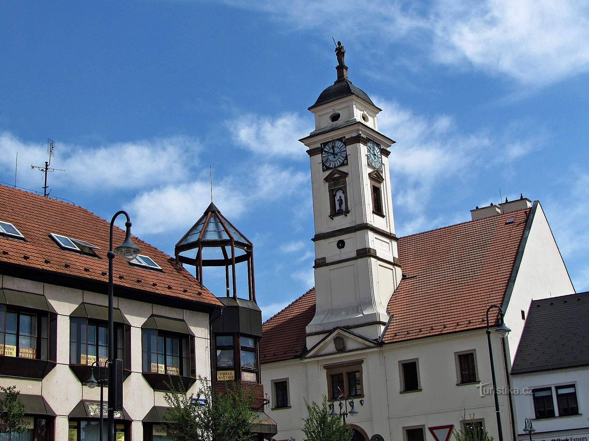 Masaryk Square in Uherskobrod