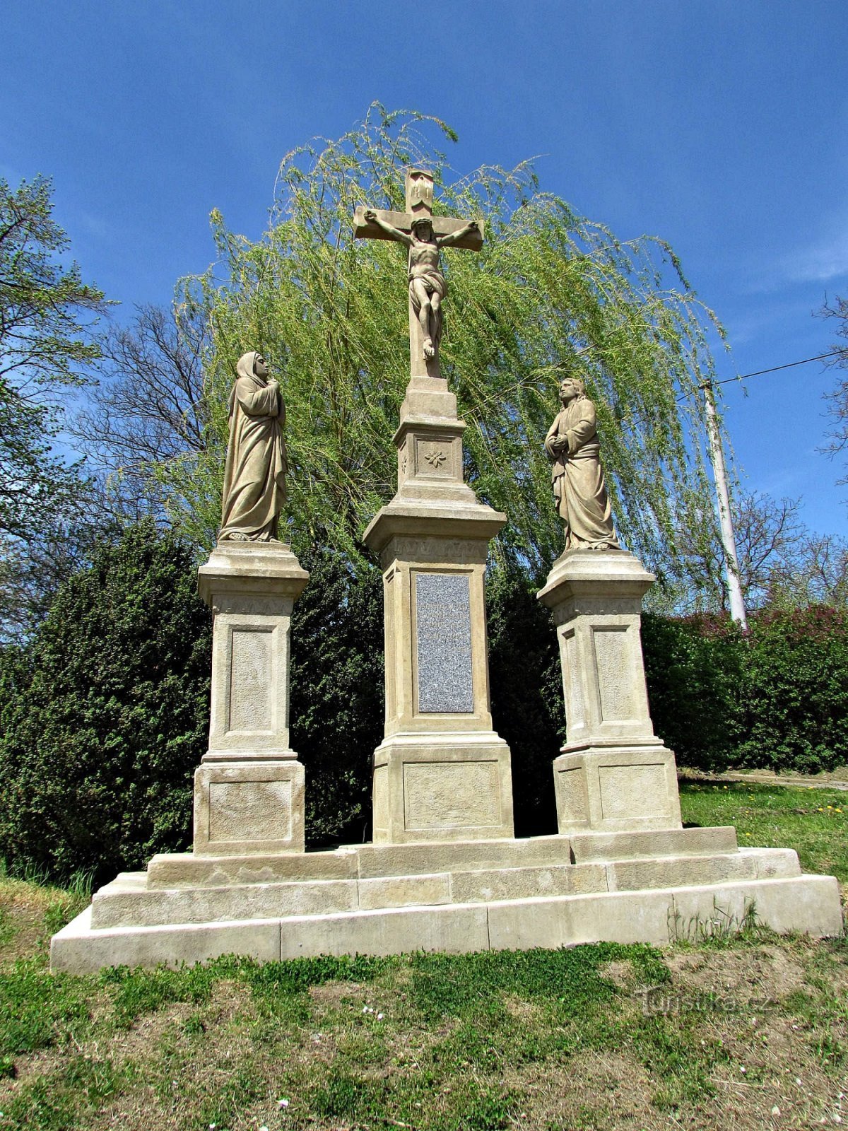 Sculptures du calvaire à Uherskobrod