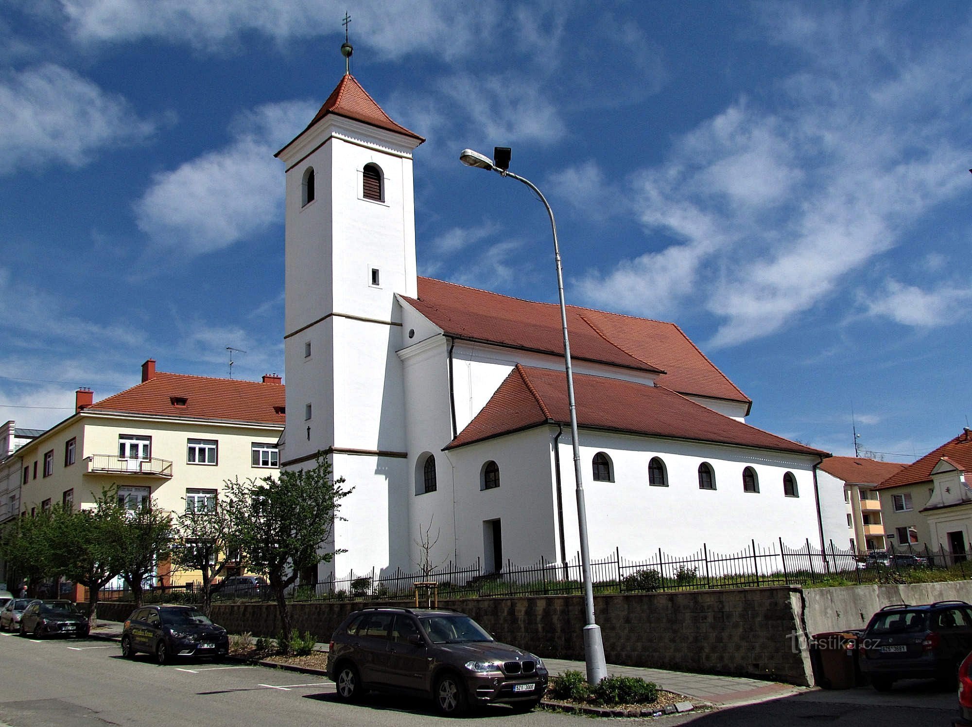 Uherskobrodský kostel Mistra Jana Husa