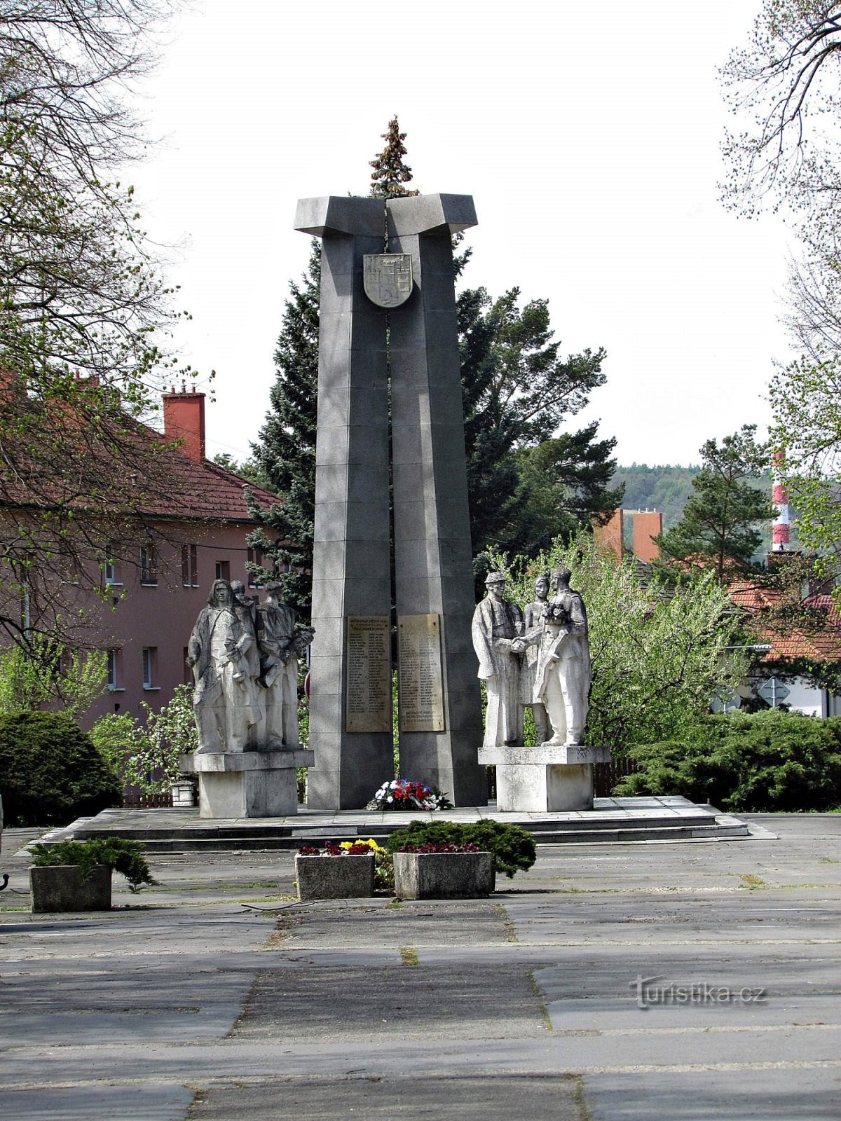 Uherskobrodský Pámátník to the victims of World War II