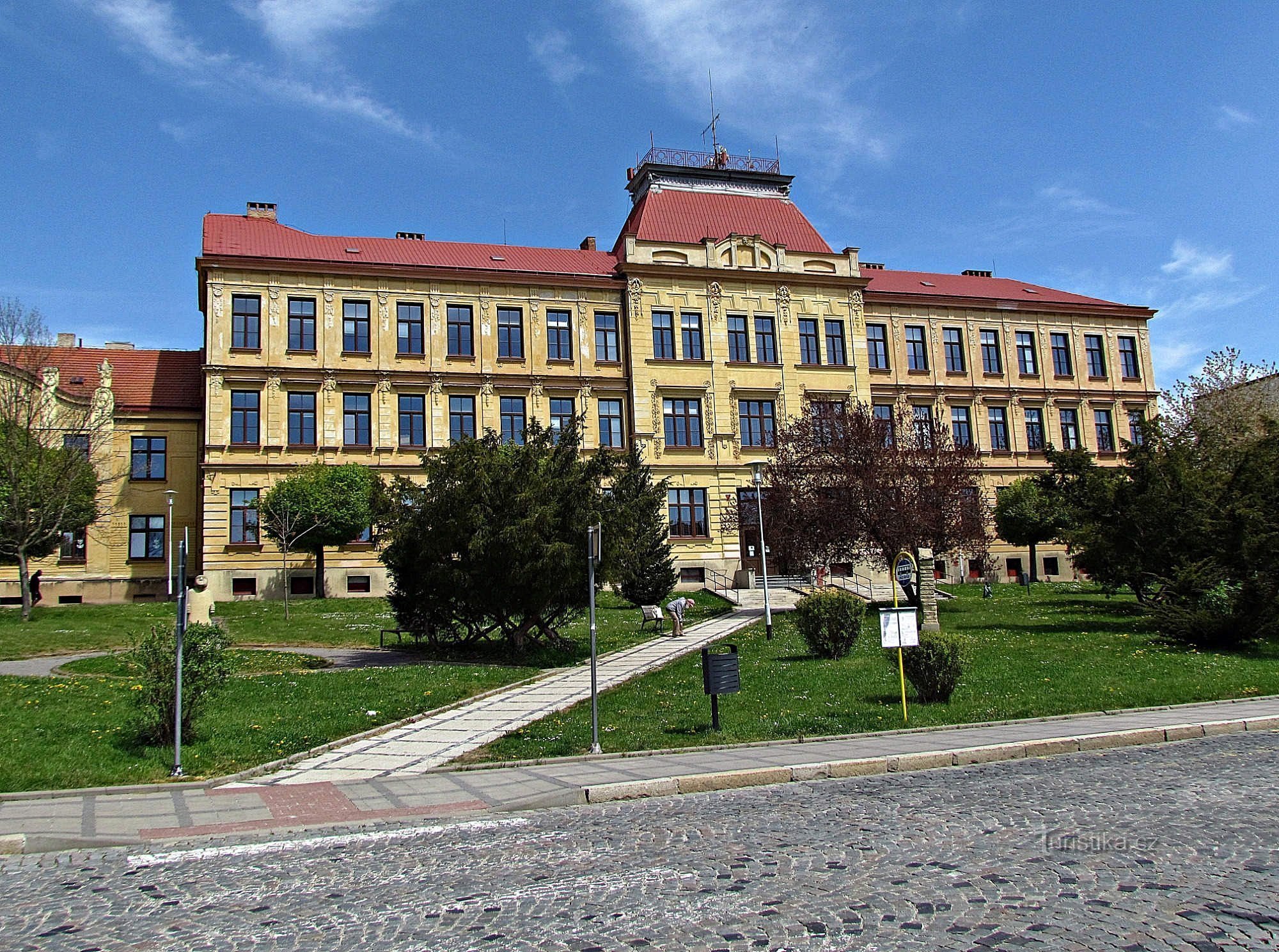 Uherský Brod - prédio histórico da escola primária