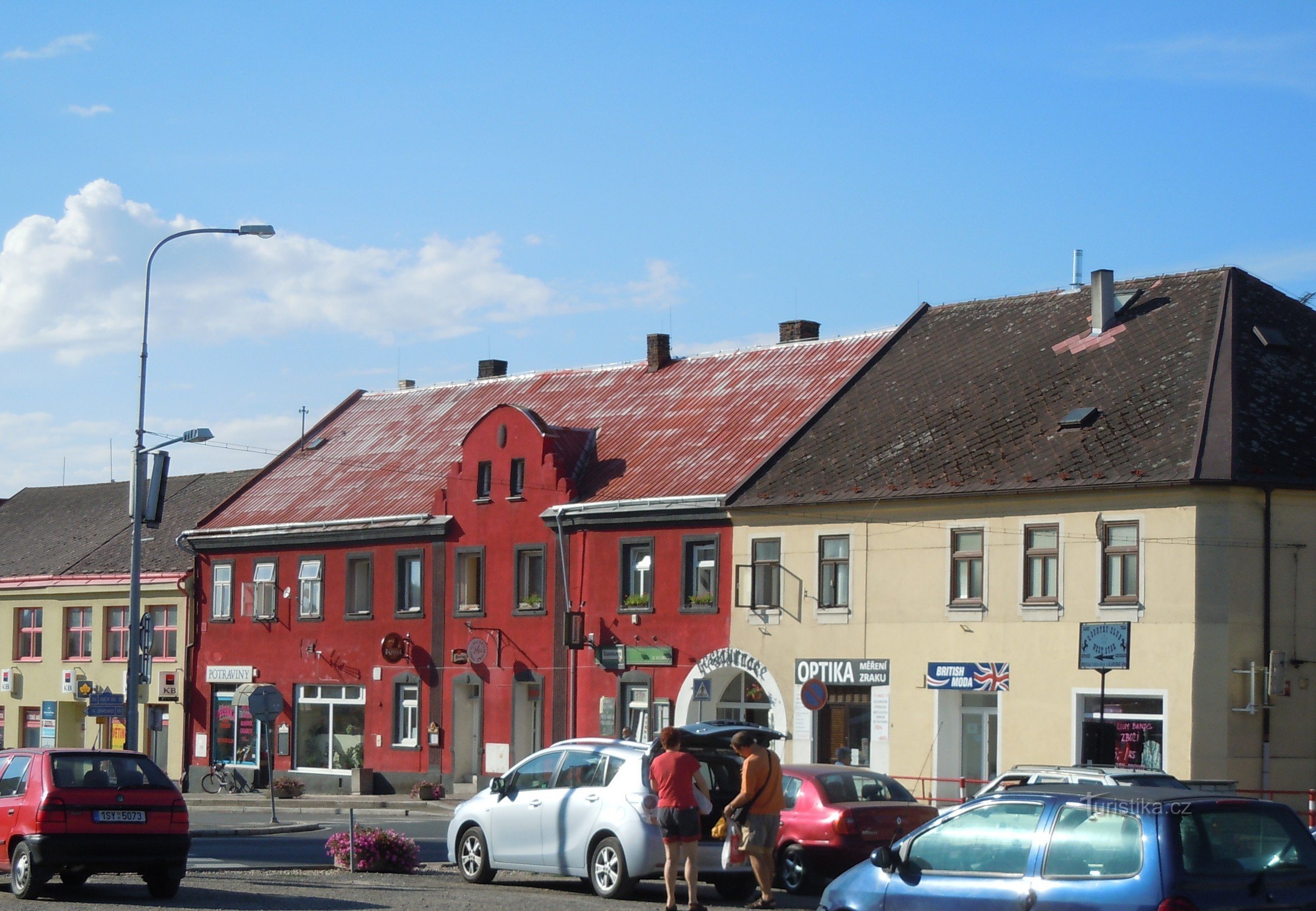 Uhlířské Janovice - piazza
