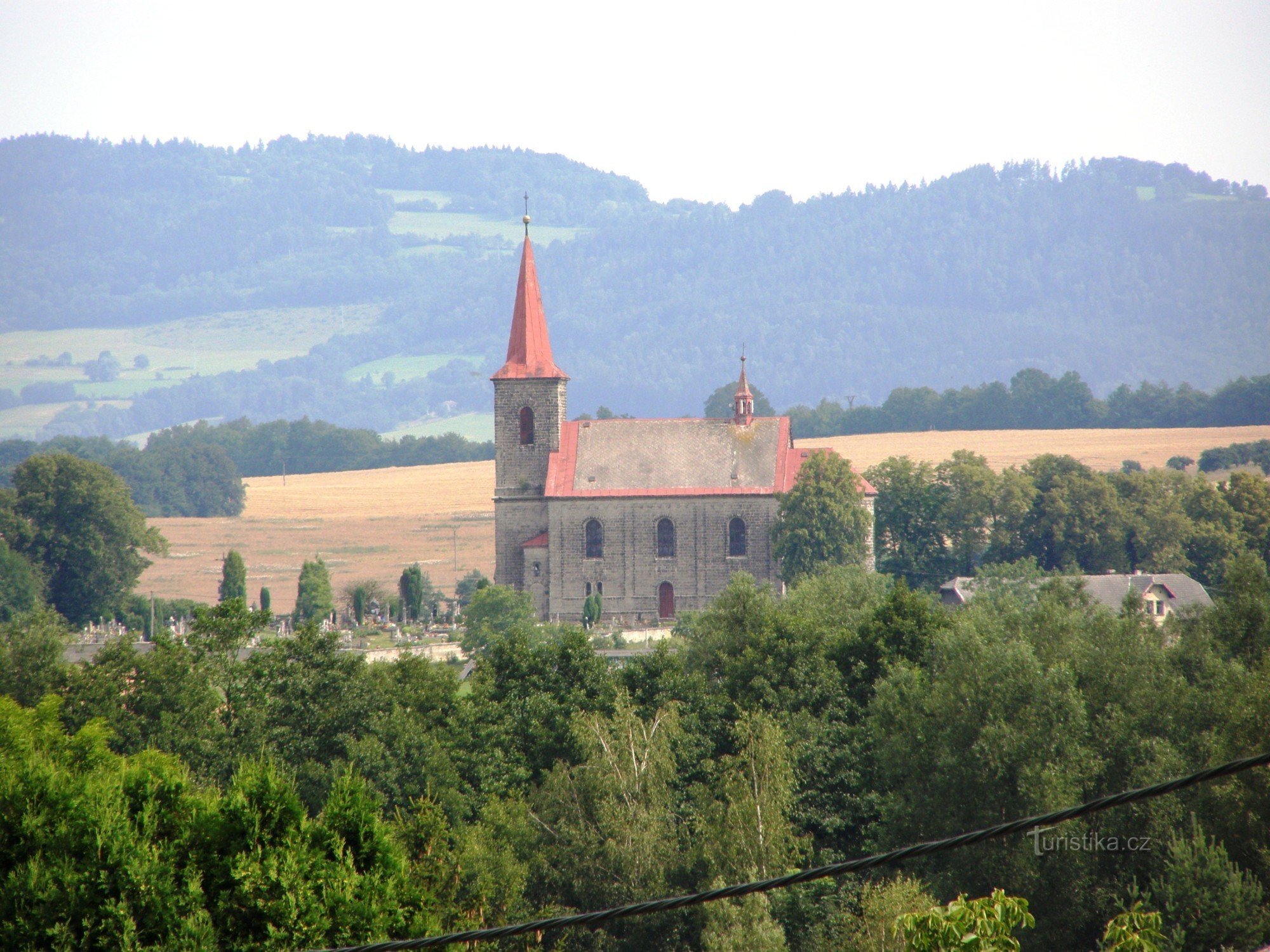 Újezd ​​​​pod Troskami - biserica Sf. Ioan Botezatorul