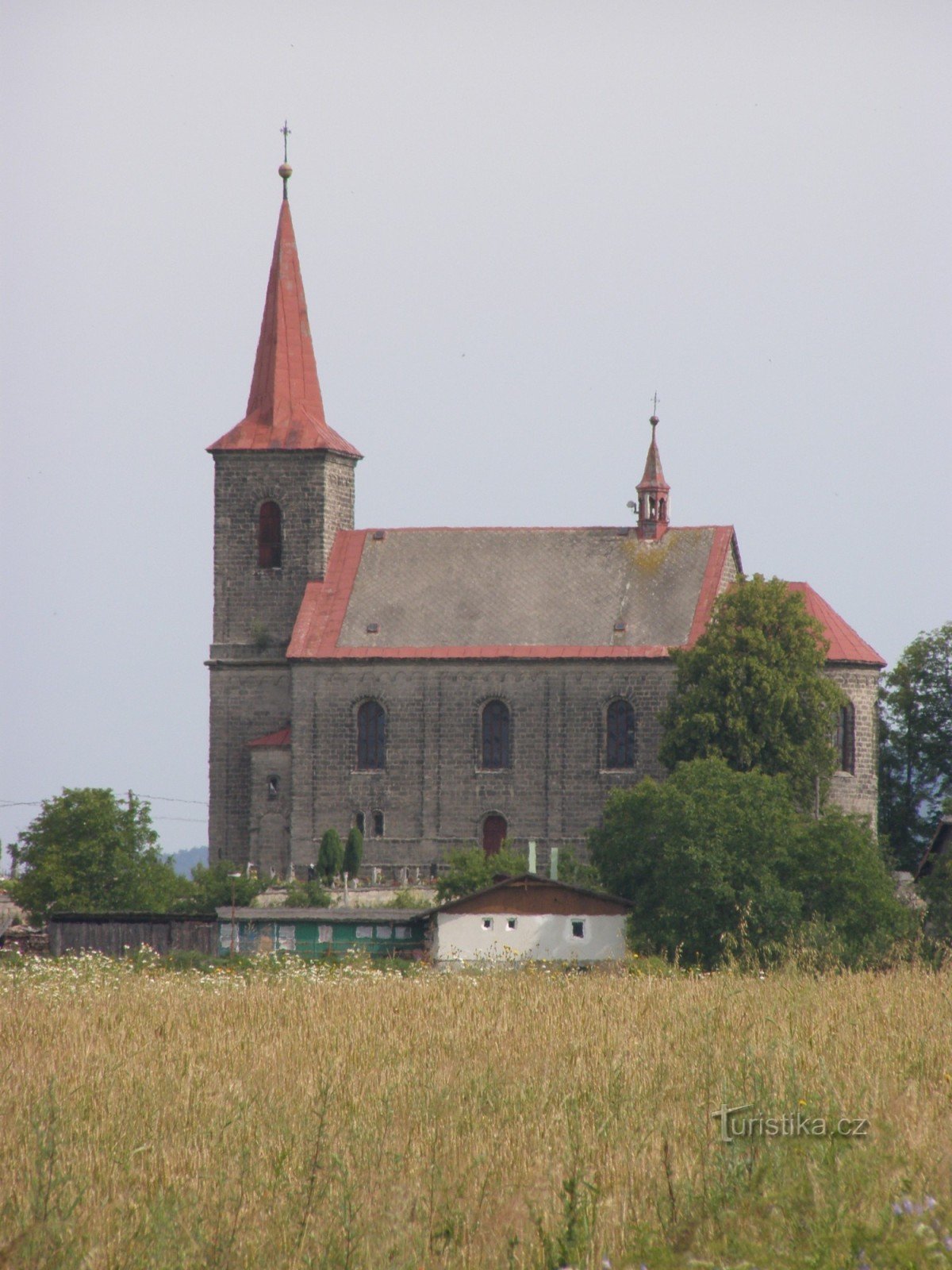 Újezd ​​​​pod Troskami - église de St. Jean le Baptiste