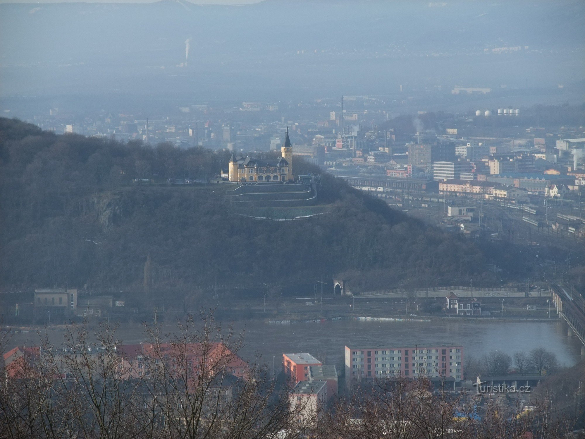 Hidden Střekovská lookout